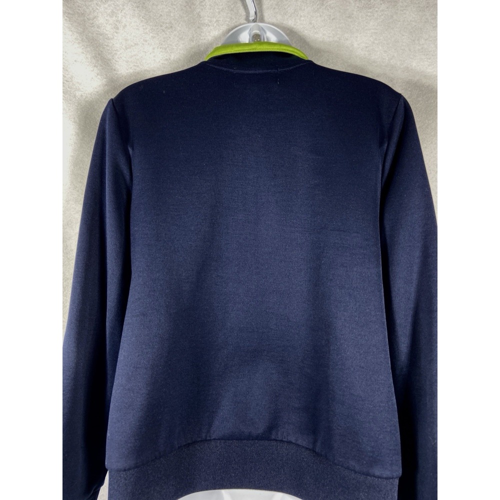 Lauren Ralph Lauren Active Track Jacket Women's Large Blue Full Zip Sporty Chic - Picture 5 of 11